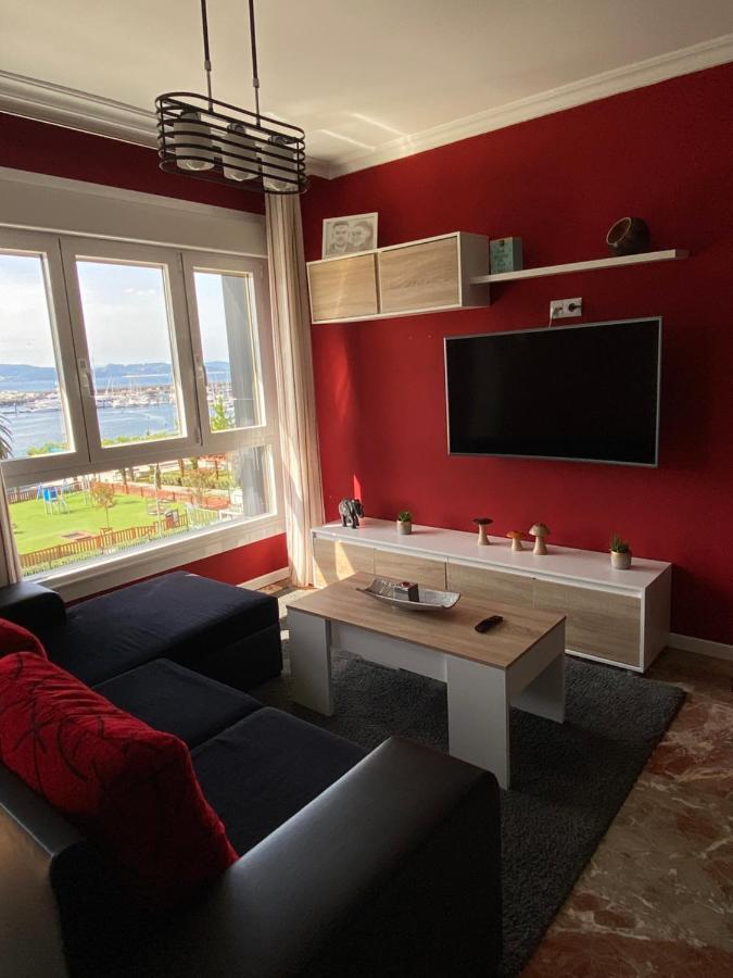 Apto. Sanxenxo-Playa Exteriör bild
